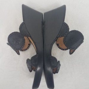 *$4.99 Ship.Jack Rogers Slip On Wedge Sandal Sz 10